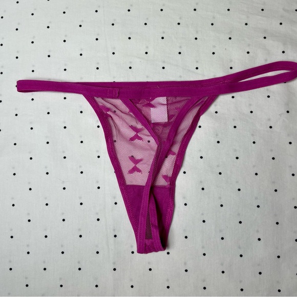 NWT - Large - sexy pink panties underwear thong - Picture 6 of 9